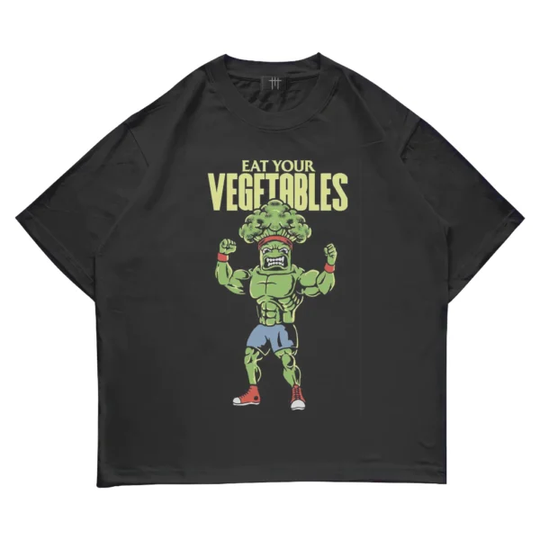 Eat Your Vegetables Oversized T‑Shirt