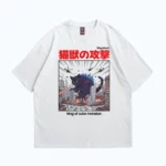 id-11134207-8224y-mgrqapvq12bw4d Super Catzilla Oversized T‑Shirt