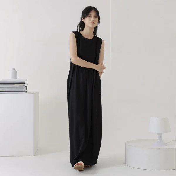 Ridge Sleeveless Maxi Dress