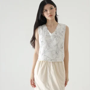 Veloute Floral Tank Top